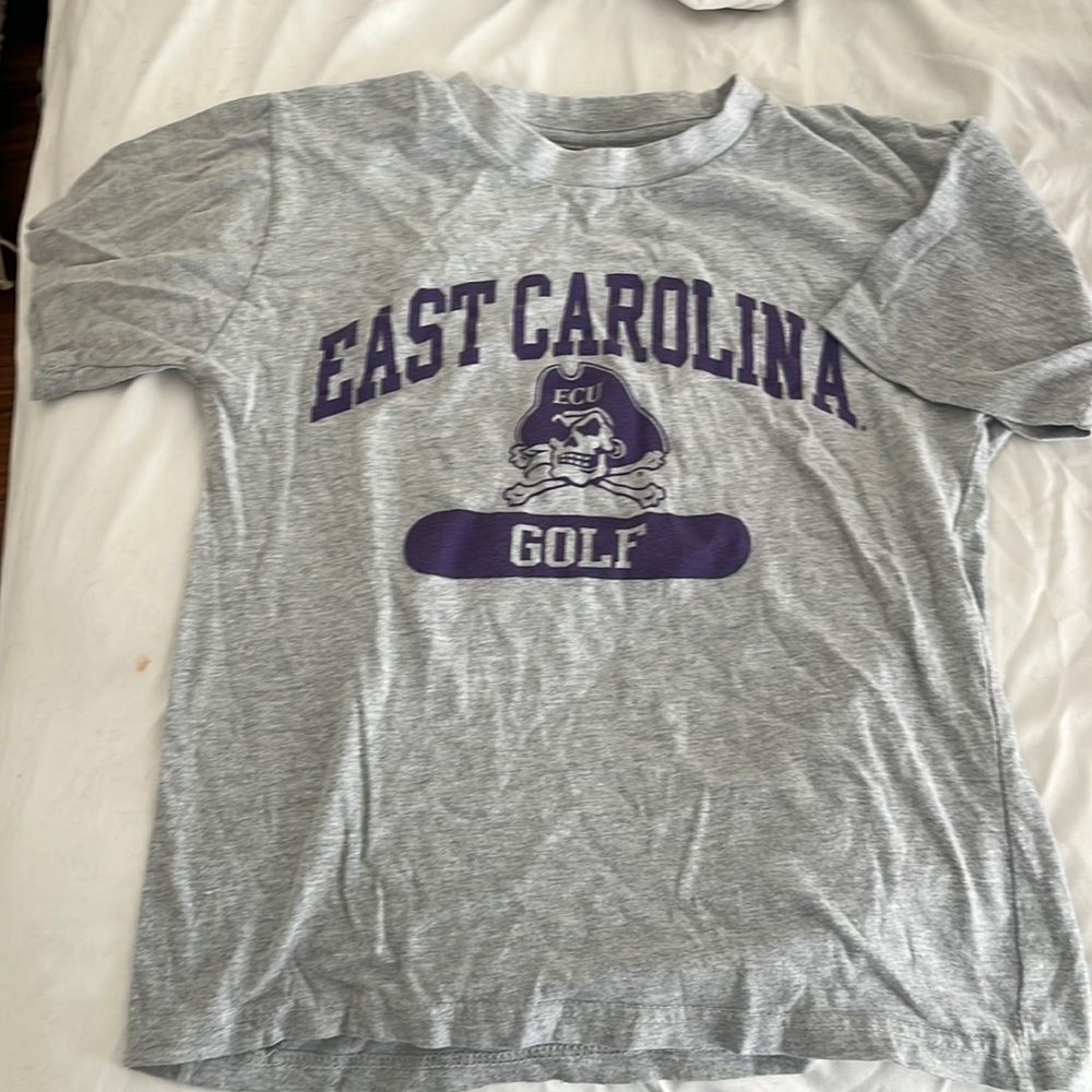 ECU golf shirt